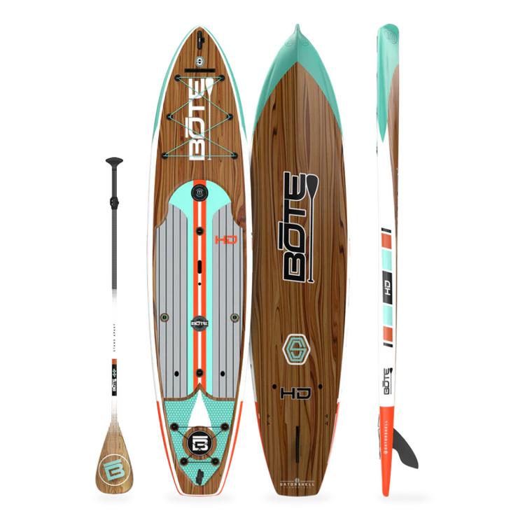Bote HD Gator Shell 12' Stand Up Paddleboard with Carbon Paddle - Image 3